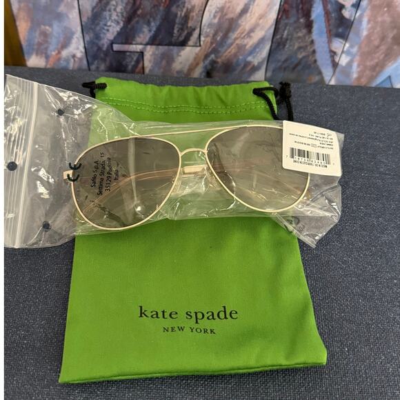 NWOT Kate Spade Aviator Sunglasses - Picture 2 of 13